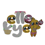 ︵♡ my little toy chica cami & kye