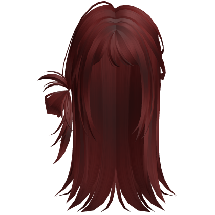 Dark Red Scene Vkei Moe Long Hair