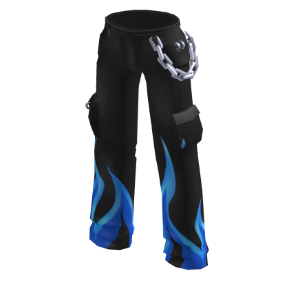 Blue Flame Pants
