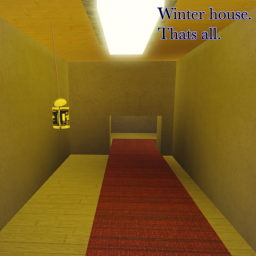 Winter house.