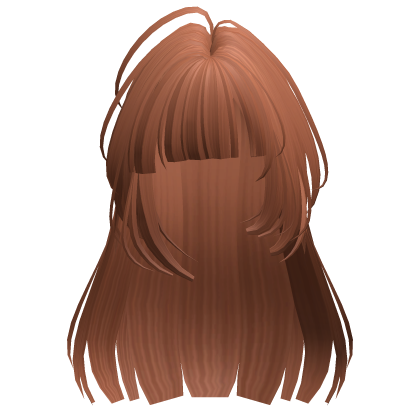 Wispy Long Hime Cut Hair Ginger Roblox NoFilter