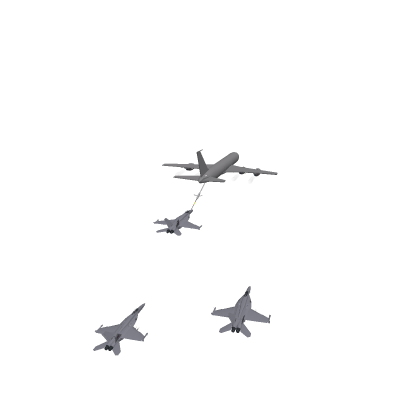 KC-135 & FA/18 Super Hornet's Air Refueling