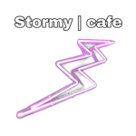 Stormy beach cafe