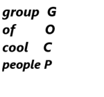 the GOCP