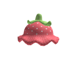 Pink Crochet Strawberry Bucket  Hat