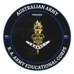 |AA| Royal Australian Army Educational Corps.