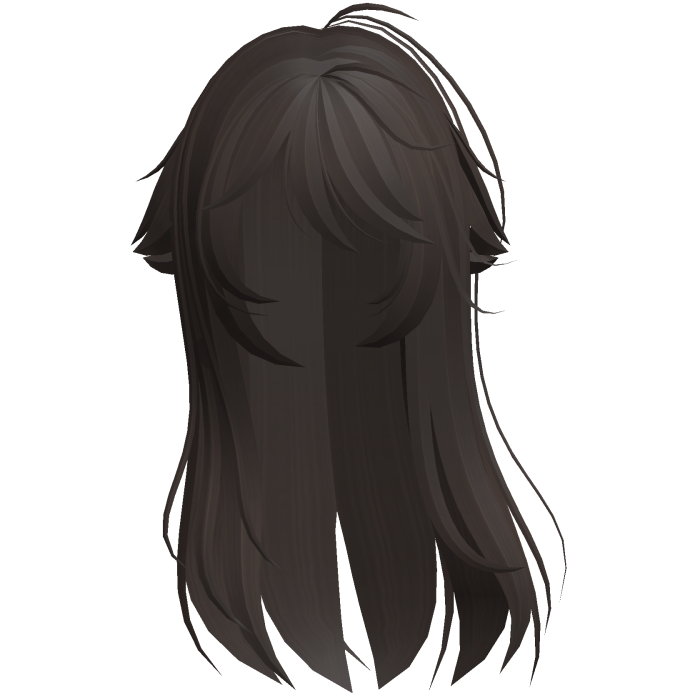 Dark Brown Shy Moe Cat Girl Windy Whispy Hair