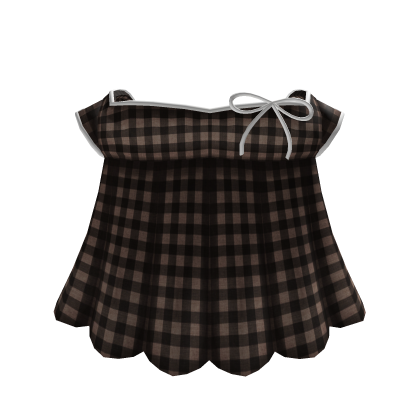 ♡ cute white brown dress with white bow cutesi