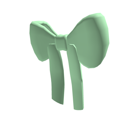 🎀 Stylish Head Bow for Hair (pastel green) 🎀 Roblox item