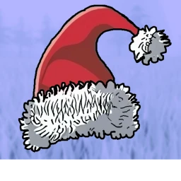 pooters christmas game. icon