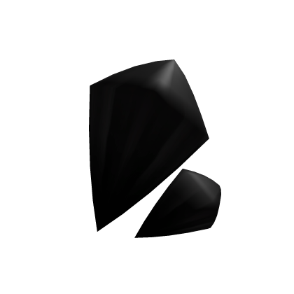 Black Floating Hair Cowlick Roblox item