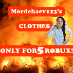 Mordehaev123 's Roblox clothing.