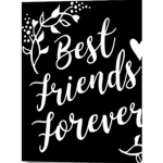 Besties forever forever and forever besties