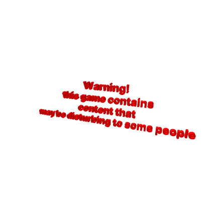 horror / blood warning