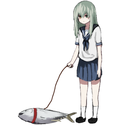 brb gotta walk my fish Roblox decal