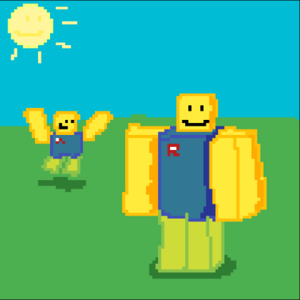 Pixel Noobs Background Roblox decal