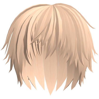 blonde low spiky emo boy hair