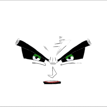 Dragon Ball face Hybrid Roblox decal