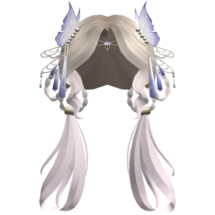 Kim's Light Blonde Butterfly Met Gala Hair Roblox item