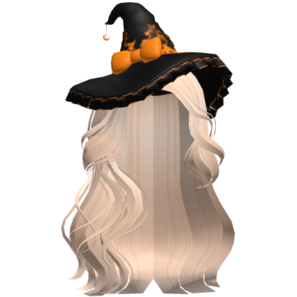 Halloween Side Swept Witch Hair (Light Blonde)