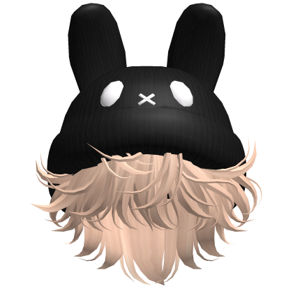 Moe Messy Boy Hair W/ Bunny Hat Blonde V2