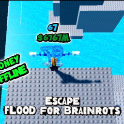 Escape FLOOD for Brainrots! Memorial