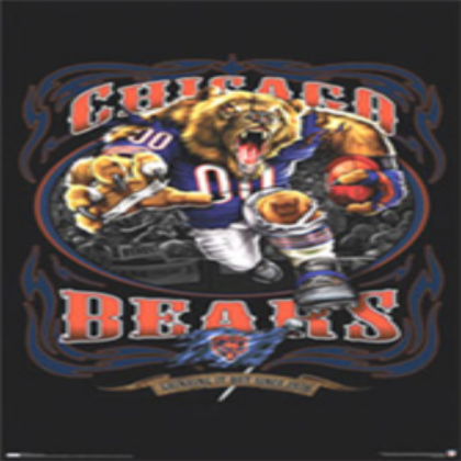 Chicago Bears Poster Roblox decal