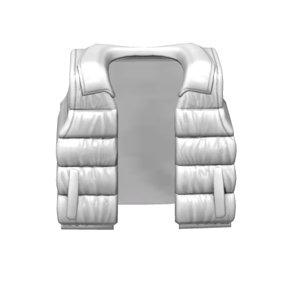 White Puffer Vest 1.0
