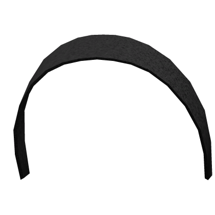 sleek headband (glitter black)
