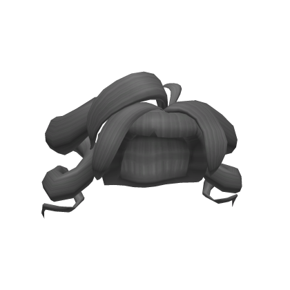 Black Curled Twintails Roblox item