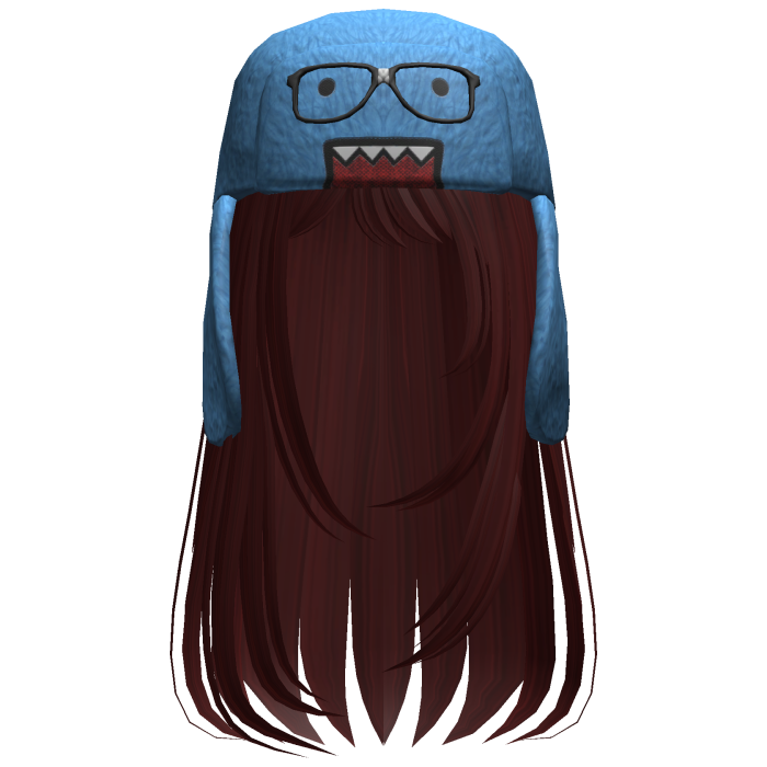 Domo Long Girl Hair Brown V2