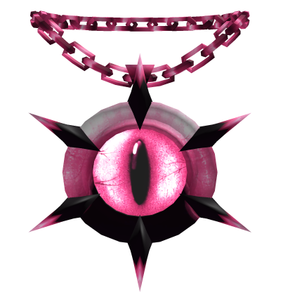[👁️ ANIMATED] Dark Pink Overseer Eye Chain