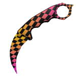 Basic Karambit Knife - Sunset Style