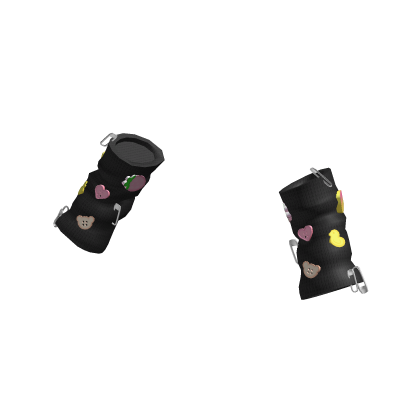 ♡ Mori kei igari black harajuku decora arm warmers