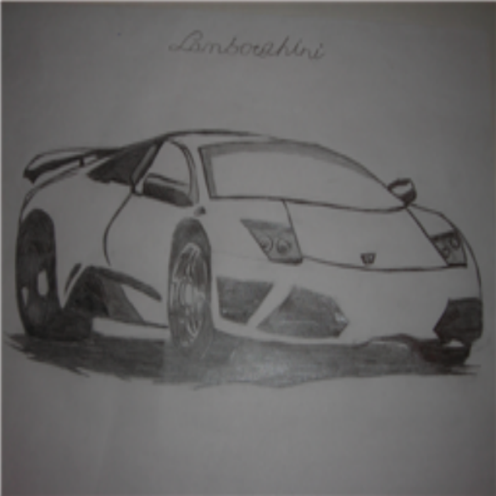 second lamborghini drawing Roblox decal