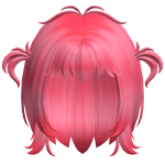 Valentines Kawaii Short Y2K Pigtails 
