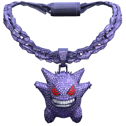 Purple Trendy Ghost Bling Bling Demon Chain 3.0