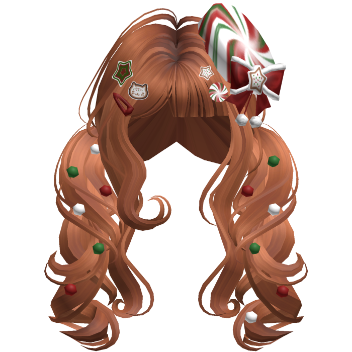 ♡ Christmas Peppermint Pigtails (Ginger)