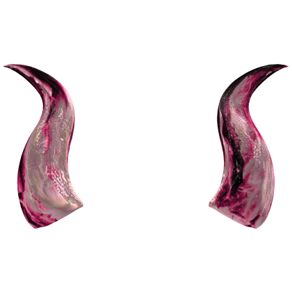 Galvanized Pink Azure Peak Horns