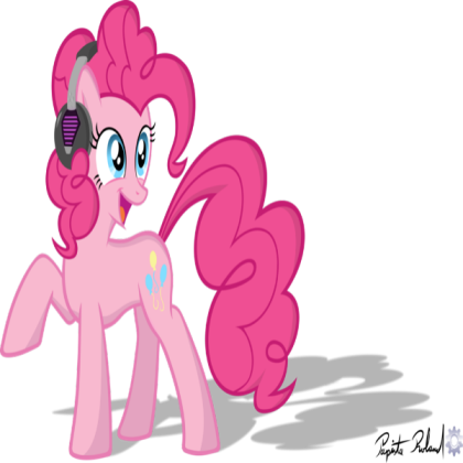 Pinkie listening to music Roblox decal