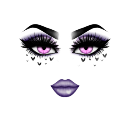 ۰♞۰ Bright Pastel Goth Makeup ۰♞۰ Roblox decal