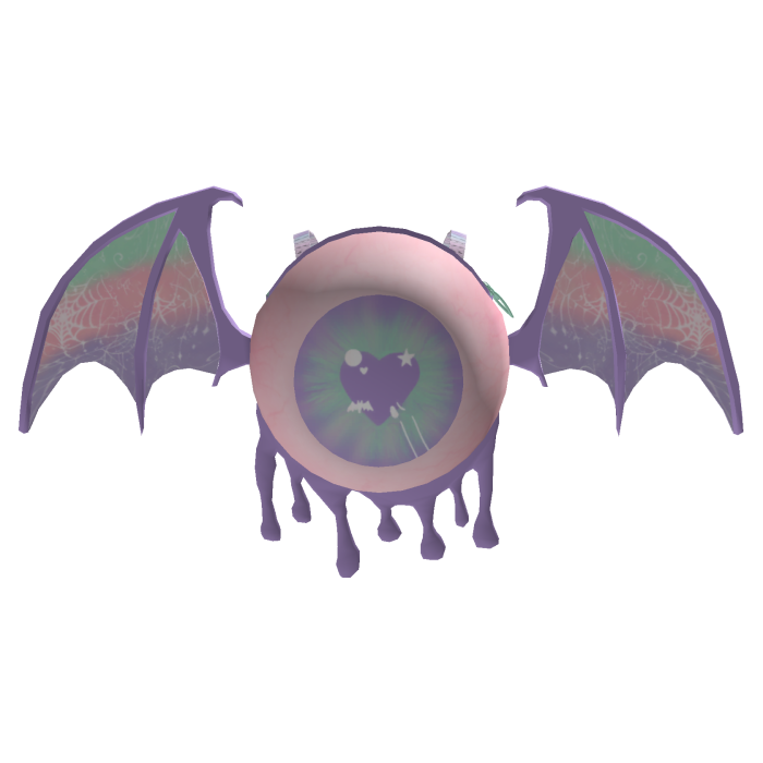 3.0 Pastel Goth Bat Eyeball Backpack Halloween