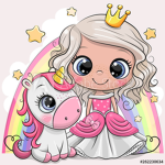 unicorn and princess