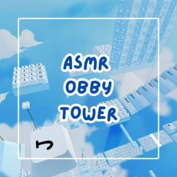 [ASMR Keyboard] Pastel blue Tower Obby
