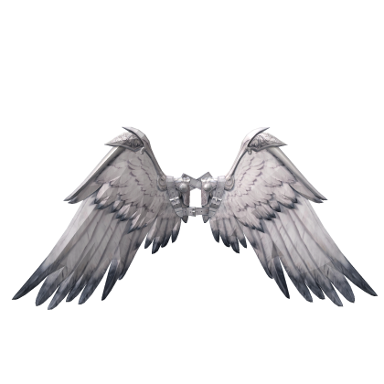 White Icarus wings recoloring add-on Roblox item