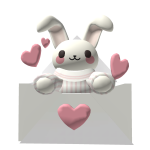 Ñiky Bunny Love Note