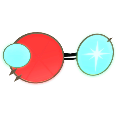 Red & Teal (Blue) Astrologer Glasses [Emissive]