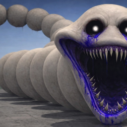 SCARY HUNGRY WORM TOWER