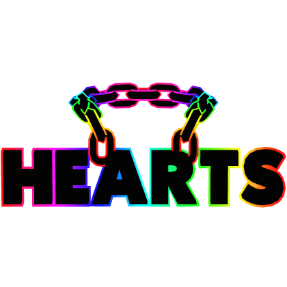 Cartoony Rainbow Hearts Chain Roblox item