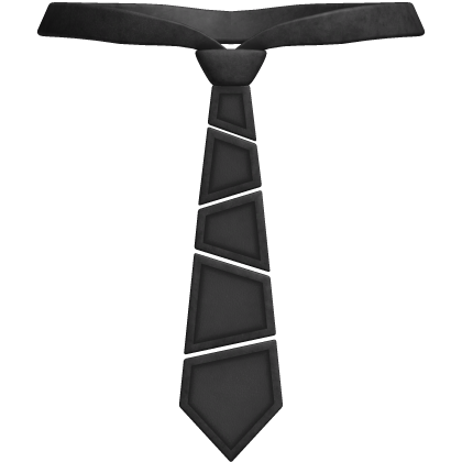 Fractured Tie (Black) Roblox item